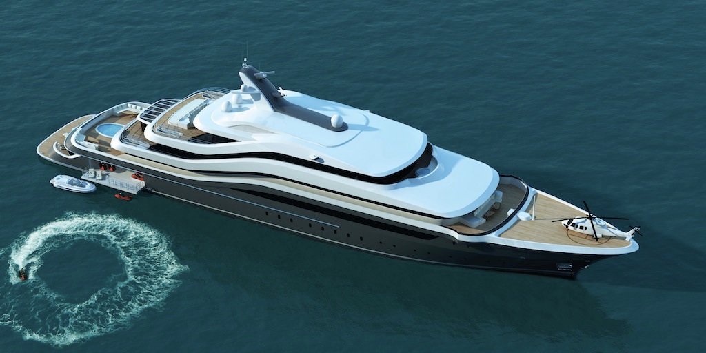 luressen concept yacht - MEGA YACHT CONCEPTS